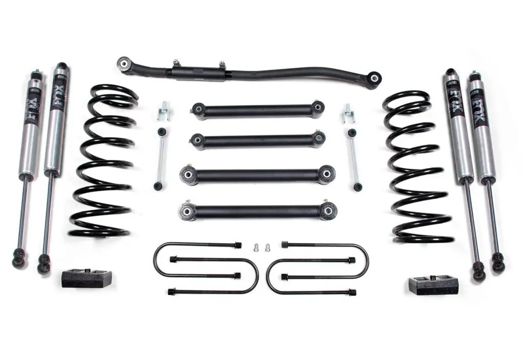 3 Inch Lift Kit | Dodge Ram 2500 (2003-2013) & 3500 (2003-2012) 4WD Gas | 3-1/2 Inch Axle | FOX 2.0 Performance Series | BDS Suspension image 2