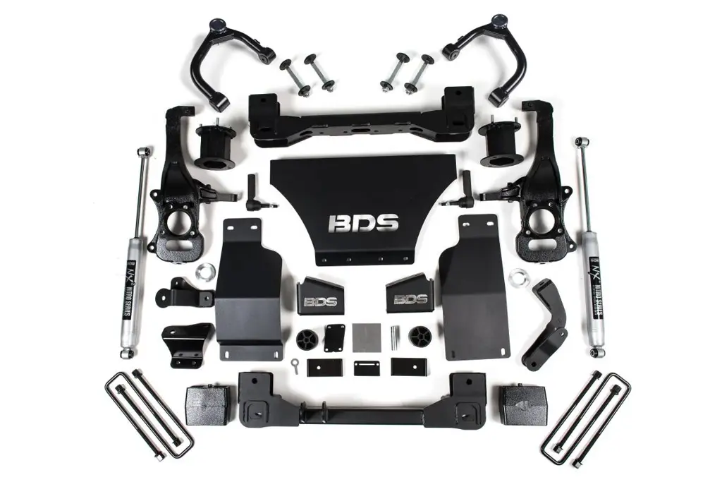 4 Inch Lift Kit | Chevy Trail Boss & GMC AT4 1500 (2019-2026) 4WD Gas | w/ NX2 Nitro Series Shocks | BDS Suspension
