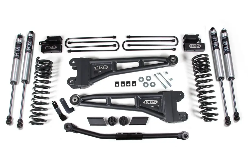 2.5 Inch Lift Kit w/ Radius Arm | Ford F450 Super Duty (2020-2022) 4WD | w/ FOX 2.0 Performance Series Shocks | BDS Suspension image 2