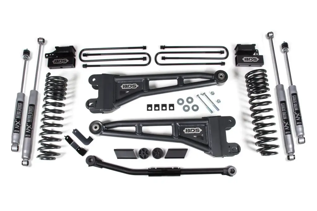 2.5 Inch Lift Kit w/ Radius Arm | Ford F450 Super Duty (2020-2022) 4WD | w/ FOX 2.5 Performance Elite Shocks | BDS Suspension