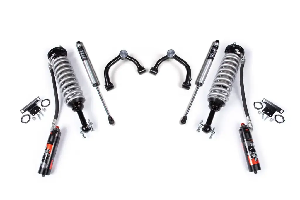 2 Inch Leveling Kit | FOX 2.5 PE Coil-Overs & FOX 2.5 PE Rear Shocks | Ford F-150 (2021-2026) 4WD | w/ UCA Headlight Sensor | BDS Suspension