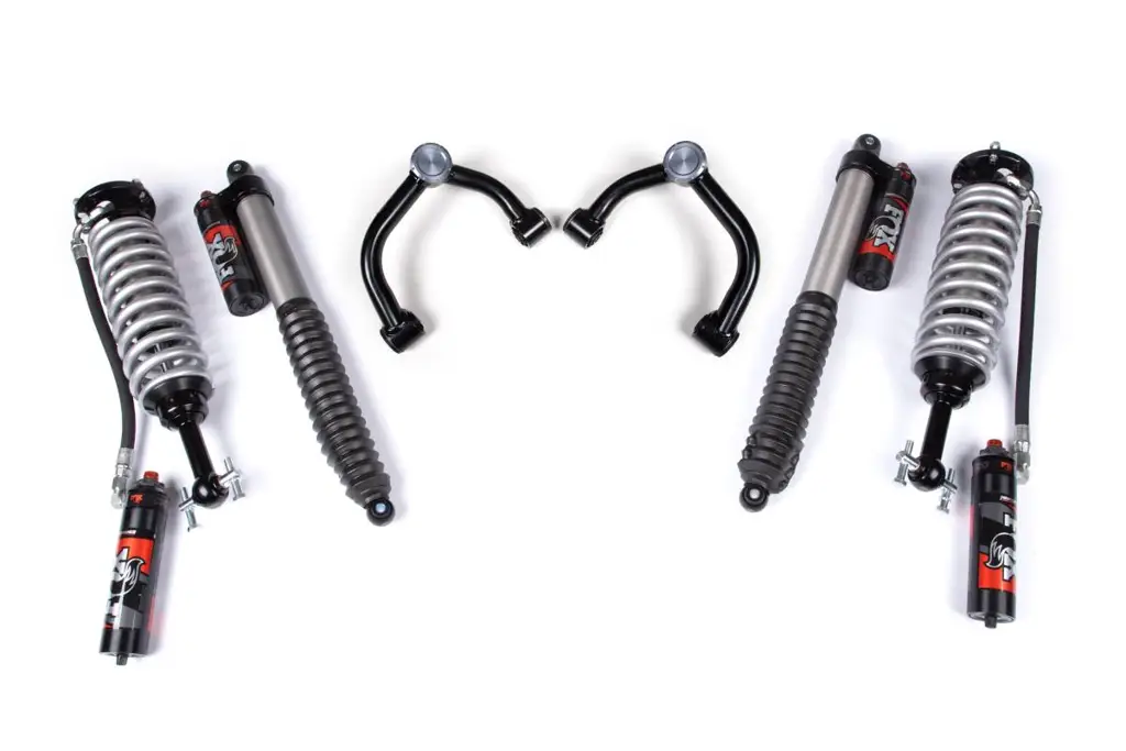 2 Inch Leveling Kit | FOX 2.5 PE Coil-Overs & FOX 2.5 PE Rear Shocks | Ford F-150 (2021-2026) 4WD | w/ UCA Headlight Sensor | BDS Suspension image 2