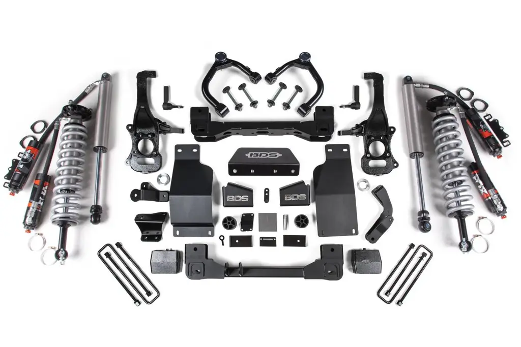 6 Inch Lift Kit | FOX 2.5 Performance Elite Coil-Over | Chevy Silverado / GMC Sierra 1500 (2019-2026) 4WD Diesel | w/ FOX 2.5 Performance Elite Rear Shocks | BDS Suspension