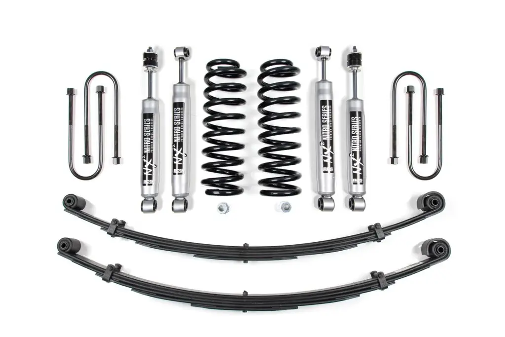 2 Inch Leveling Kit | 1980-1996 Ford Bronco 4WD | w/ Rear Leaf Springs | BDS Suspension image 2