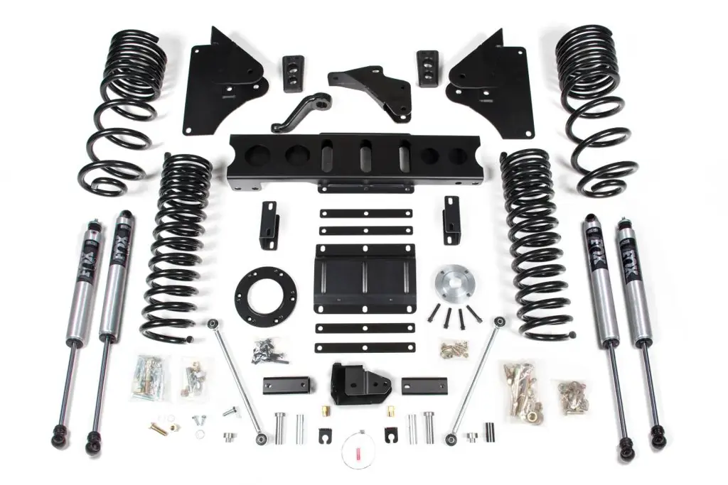 5.5 Inch Radius Arm Lift Kit | Ram 2500 (2014-2018) 4WD Gas | w/ FOX 2.0 Performance Series Shocks | BDS Suspension image 2