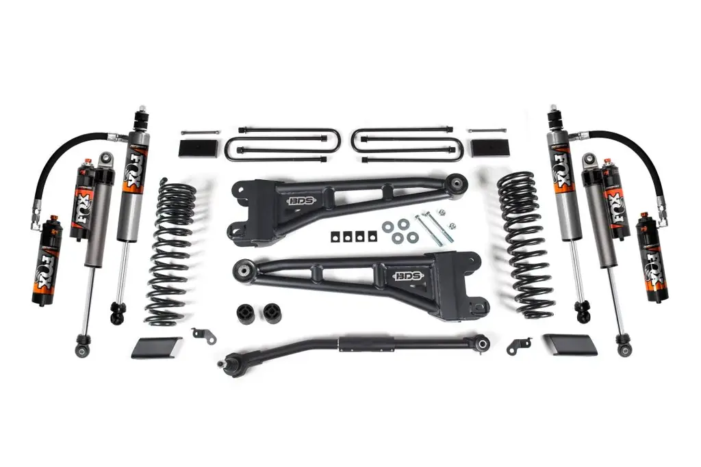 3 Inch Lift Kit w/ Radius Arms | Ford F250/F350 Super Duty (2023-2026) 4WD | FOX 2.5 Performance Elite Shocks | BDS Suspension image 2