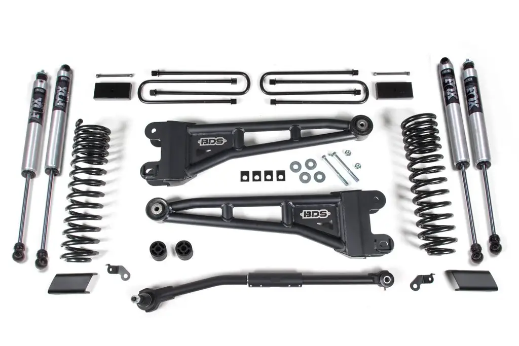 3 Inch Lift Kit w/ Radius Arms | Ford F250/F350 Super Duty (2023-2026) 4WD | FOX 2.0 Performance Series Shocks | BDS Suspension image 2