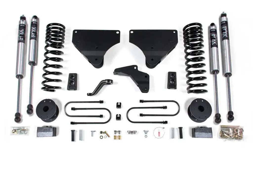 4 Inch Lift Kit | Ram 3500 w/ Rear Air Ride (2013-2018) 4WD Diesel | FOX 2.0 Performance Series Shocks | BDS Suspension image 2