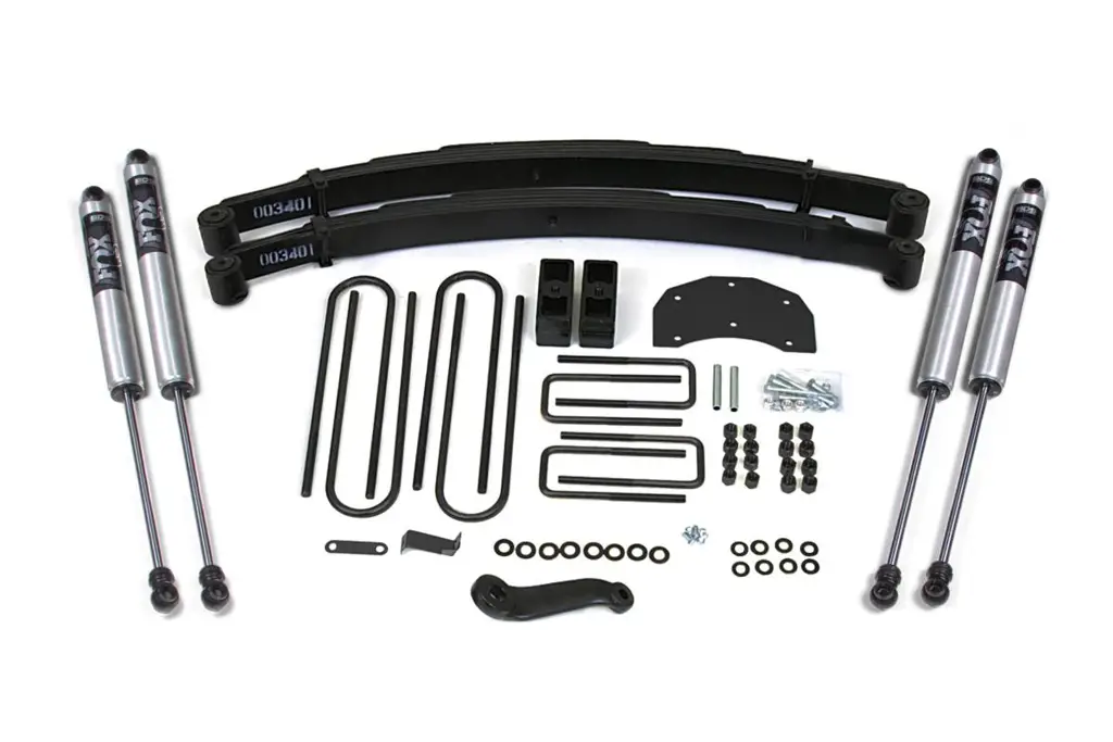 4 Inch Lift Kit | 1980-1996 Ford F350 Monobeam 4WD | w/ FOX 2.0 Performance Series Shocks | BDS Suspension image 2