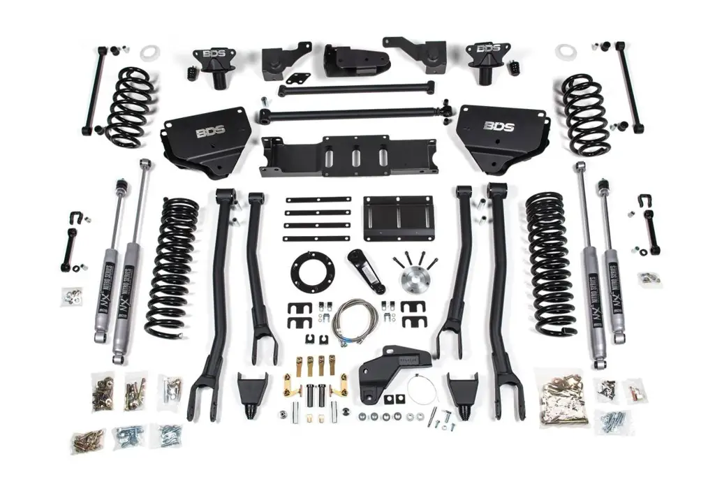 8 Inch Lift Kit w/ 4-Link | Ram 2500 (2014-2018) 4WD Diesel | NX2 Nitro Series Shocks | BDS Suspension