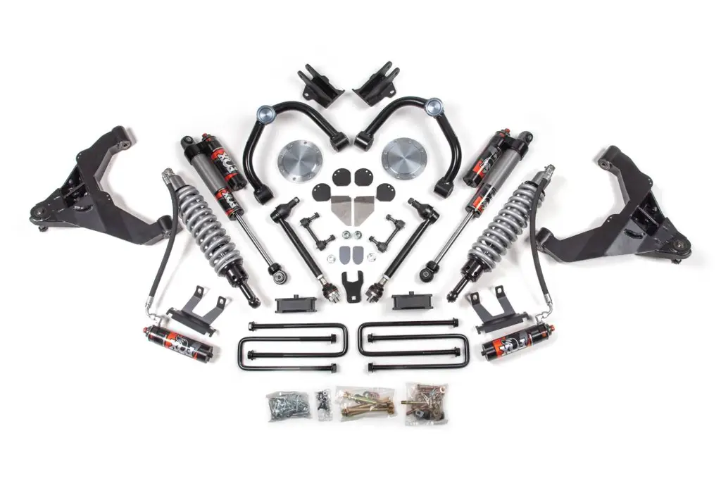 3 Inch FOX 2.5 Performance Elite Coilover Lift Kit | Chevy Silverado & GMC Sierra 2500HD/3500HD Diesel 4WD (2020-2026) | Block Kit w/ Factory Overload & FOX 2.5 PE Rear Shocks | BDS Suspension image 2