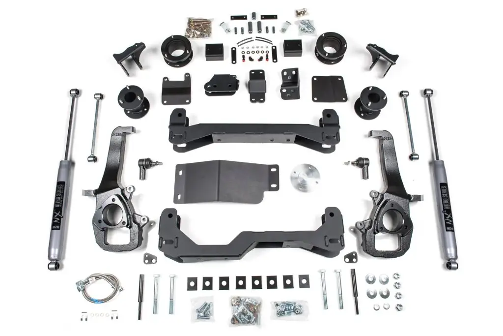 4 Inch Lift Kit | 2013-2018 Ram 1500 w/ Factory Air Ride | 4WD | w/ FOX 2.0 Performance Series Shocks | BDS Suspension