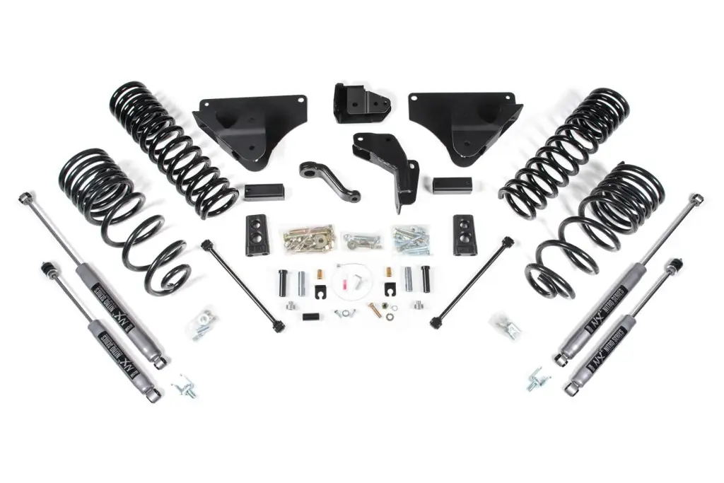 4 Inch Lift Kit | Ram 2500 Diesel 4WD (2014-2018) | Rear Coil Springs | NX2 Nitro Series Shocks | BDS Suspension image 2
