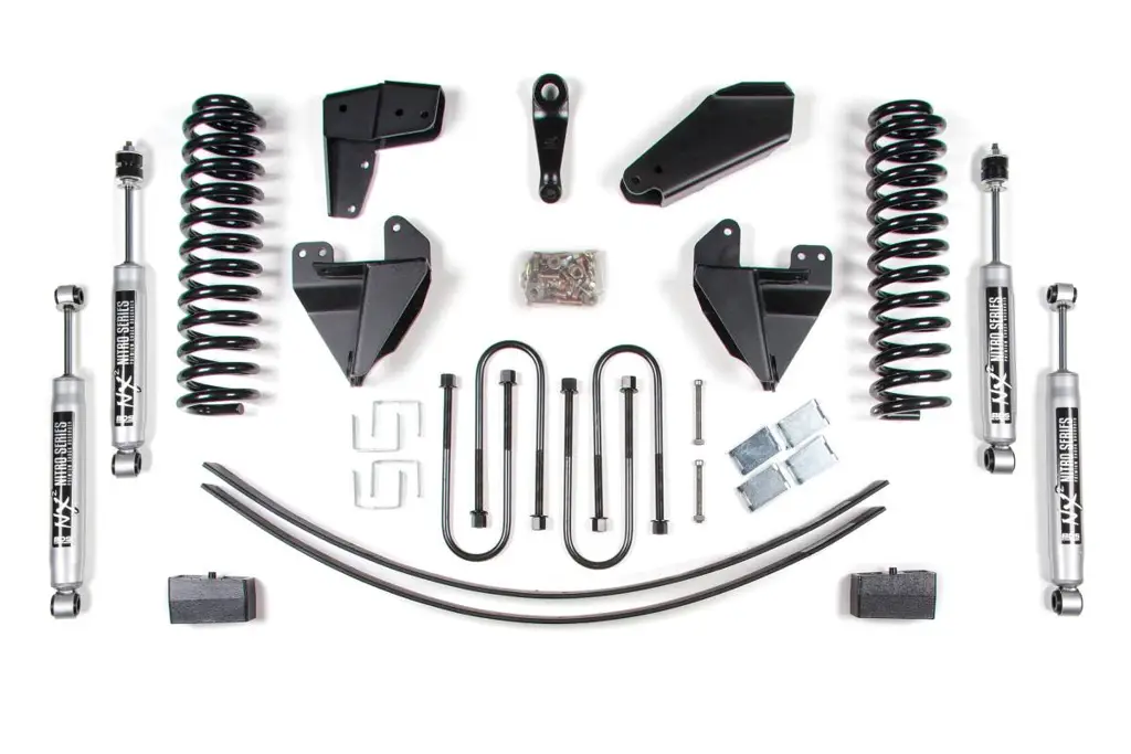 4 Inch Lift Kit | 1980-1996 Ford Bronco 4WD | Block Kit & Add-A-Leaf Rear | BDS Suspension image 2