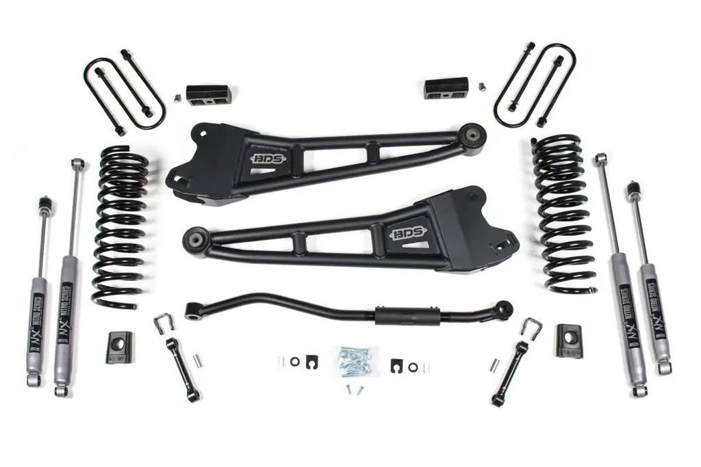 3 Inch Lift Kit w/ Radius Arm | 2013-2018 Ram 3500 4WD Diesel | NX2 Nitro Series Shocks | BDS Suspension