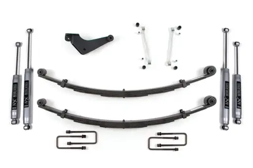 2 Inch Leveling Kit | Ford F250/F350 Super Duty (1999-2004) 4WD | Radius U-Bolts | FOX 2.0 Performance Series | BDS Suspension