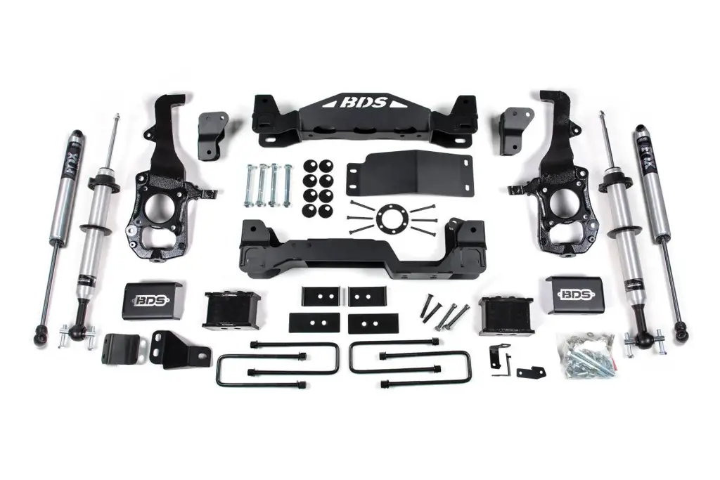 6 Inch Lift Kit | FOX 2.0 Strut | 5 Inch Rear Block Kit | Ford F150 (2021-2026) 4WD | BDS Suspension