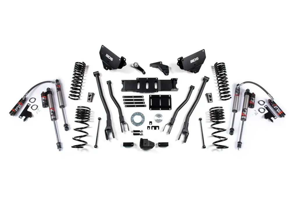 5.5 Inch 4-Link Lift Kit | Ram 2500 2014-2018 4WD Gas | FOX 2.5 Performance Elite Shocks | BDS Suspension image 2
