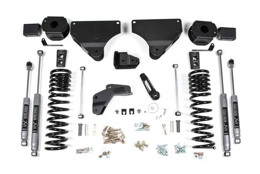 4 Inch Lift Kit | Ram 2500 w/ Rear Air Ride (2014-2018) 4WD Gas | w/ NX2 Nitro Series Shocks | BDS Suspension