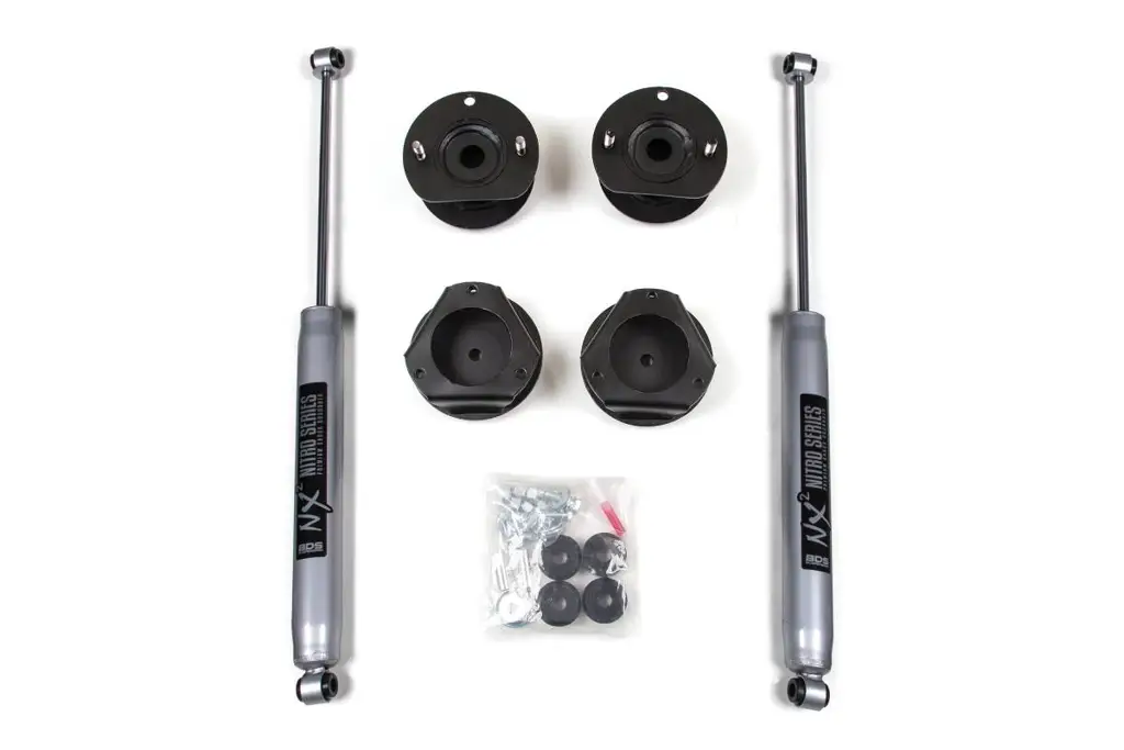 2 Inch Lift Kit | 2002-2009 Chevy Trailblazer / GMC Envoy | w/ FOX 2.0 Performance Series Shocks | BDS Suspension