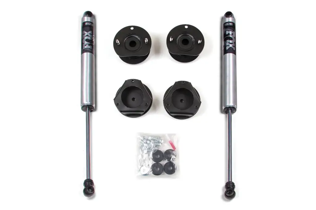 2 Inch Lift Kit | 2002-2009 Chevy Trailblazer / GMC Envoy | w/ FOX 2.0 Performance Series Shocks | BDS Suspension image 2