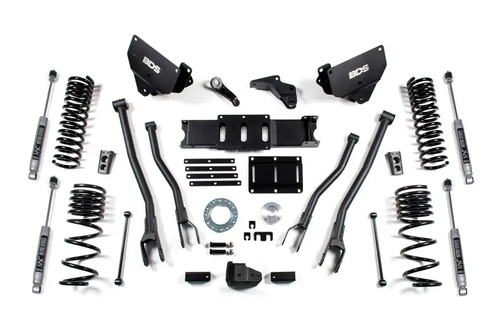 6 Inch Lift Kit w/ 4-Link | Ram 2500 (2014-2018) 4WD Diesel | FOX 2.0 Performance Series Shocks | BDS Suspension