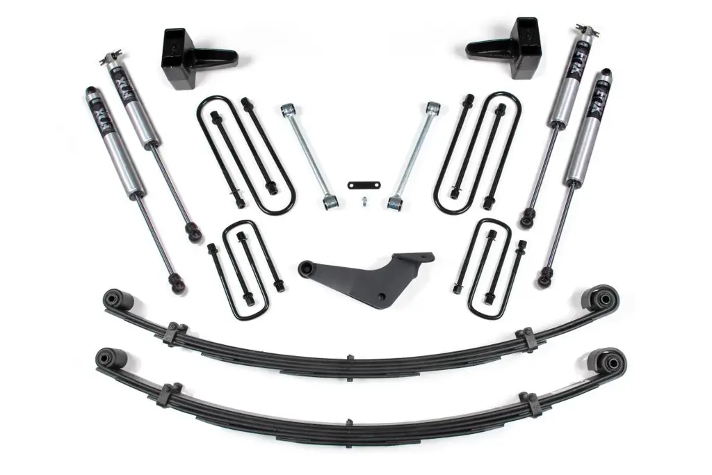 4 Inch Lift Kit | 2000-2005 Ford Excursion 4WD | Block Kit Rear | FOX 2.0 Performance Series | BDS Suspension image 2