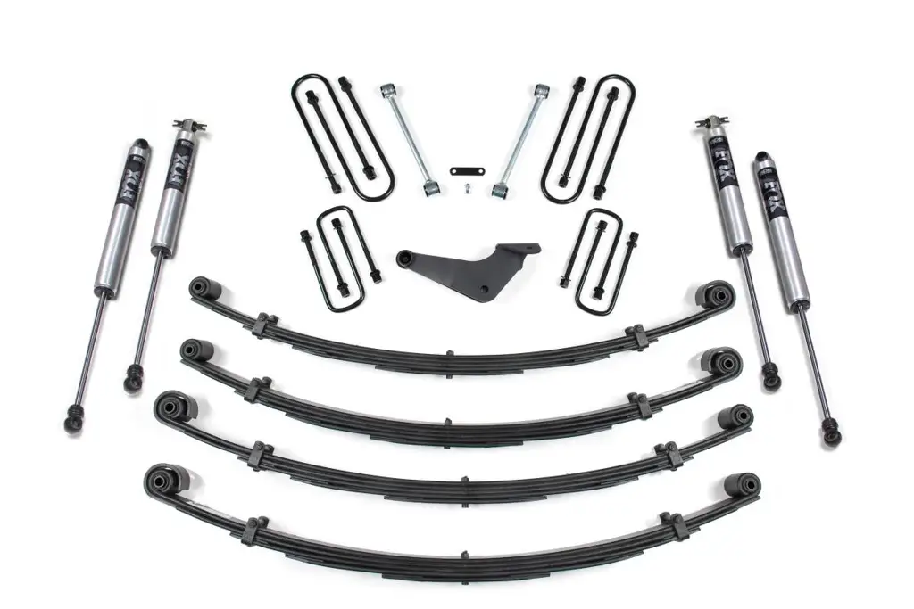 4 Inch Lift Kit | 2000-2005 Ford Excursion 4WD | Leaf Spring Rear | FOX 2.0 Performance Series | BDS Suspension image 2