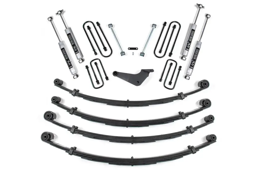 4 Inch Lift Kit | 2000-2005 Ford Excursion 4WD | Leaf Spring Rear | NX2 Nitro Series | BDS Suspension image 2