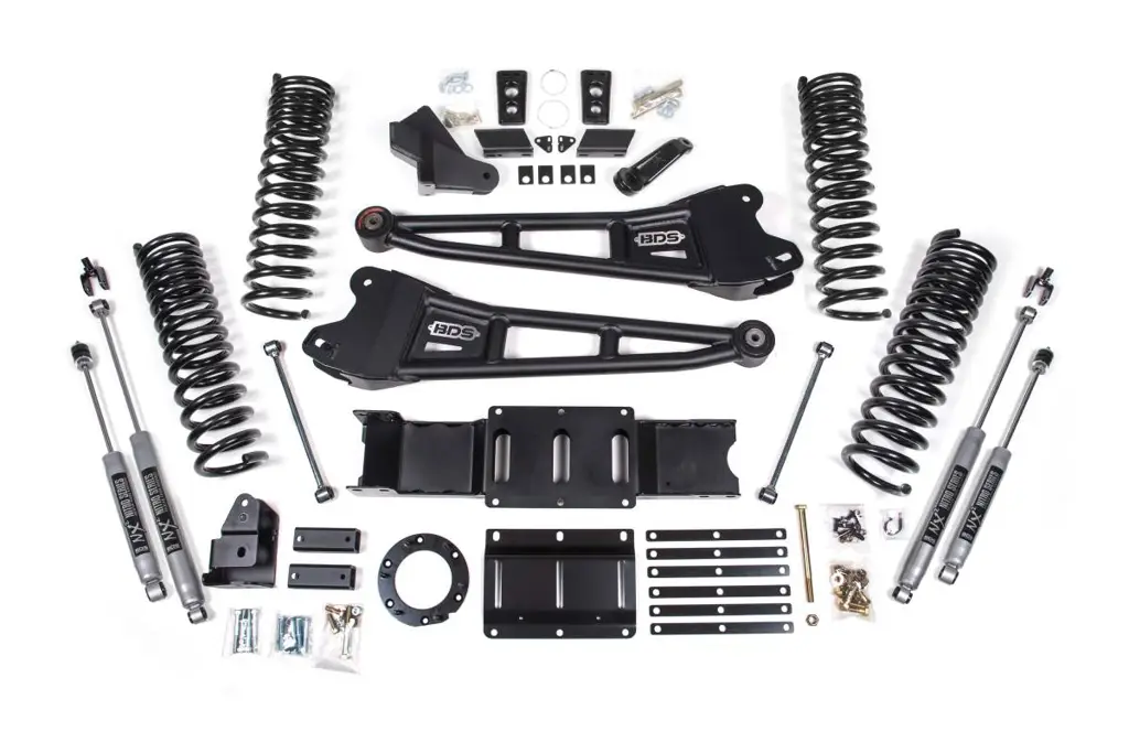 6 Inch Lift Kit w/ Radius Arms | Ram 2500 (2019-2024) 4WD Diesel | FOX 2.5 Performance Elite Shocks | BDS Suspension