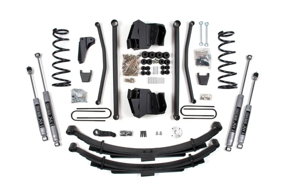 6 Inch Long Arm Lift Kit | 2008 Dodge Ram 2500/3500 4WD Diesel | Leaf Springs | 3-1/2 Inch Axle | NX2 Nitro Series | BDS Suspension image 2