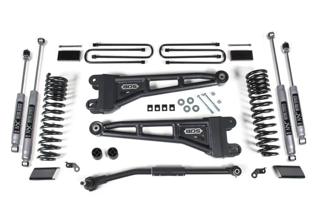 3 Inch Lift Kit w/ Radius Arm | Ford F250/F350 Super Duty (2020-2022) 4WD Diesel | NX2 Nitro Series Shocks | BDS Suspension