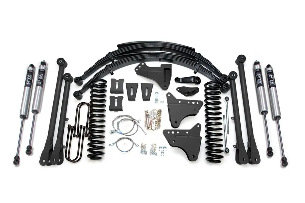 8 Inch Lift Kit w/ 4-Link | Ford F250/F350 Super Duty (2005-2007) 4WD Diesel | FOX 2.0 Performance Series Shocks | BDS Suspension image 2