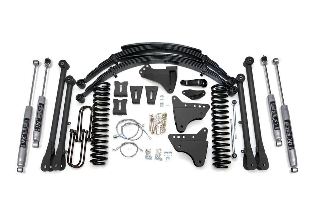 8 Inch Lift Kit w/ 4-Link | Ford F250/F350 Super Duty (2005-2007) 4WD Diesel | NX2 Nitro Series Shocks | BDS Suspension