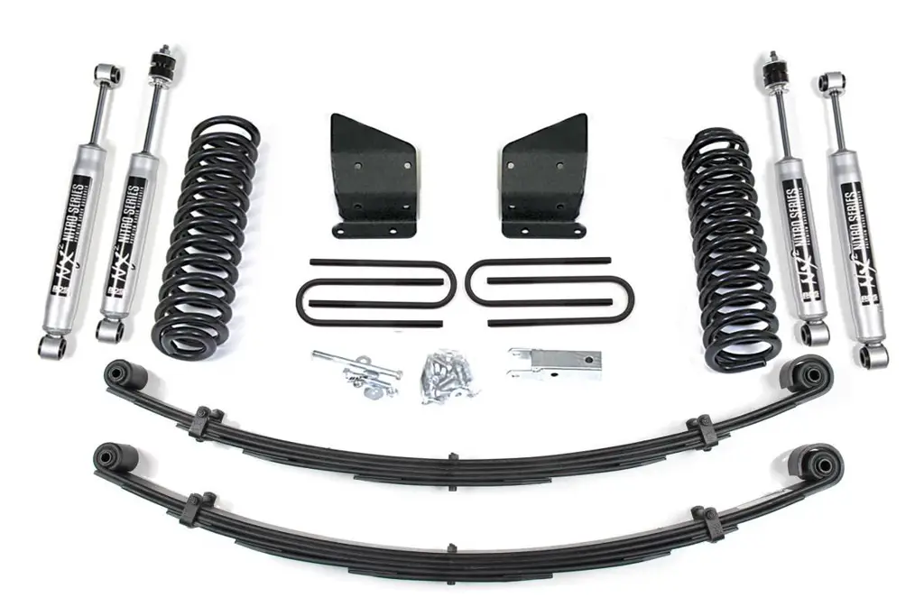 4 Inch Lift Kit | 1978-1979 Ford Bronco 4WD | Leaf Springs Rear / Standard Front Shocks | BDS Suspension image 2