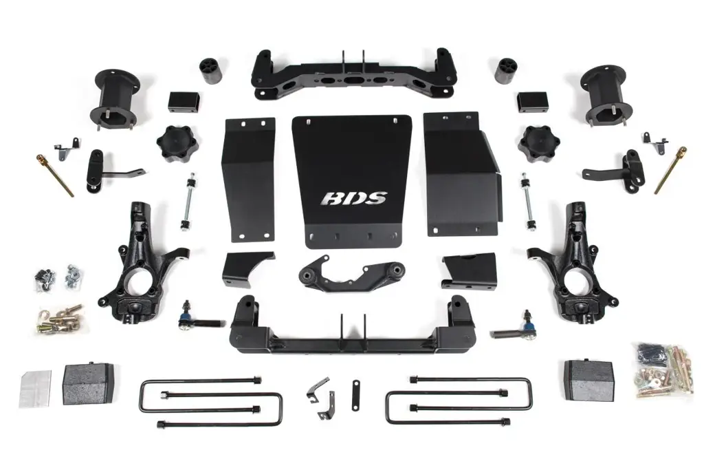 6 Inch Lift Kit | GMC Sierra 1500 (2014-2018) 4WD Magneride | Aluminum / Stamped Steel Control Arm | BDS Suspension