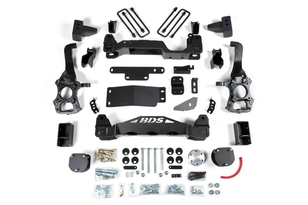 4 Inch Lift Kit | Ford F150 Raptor (2017-2018) 4WD | 4 Inch Rear Block Kit | BDS Suspension