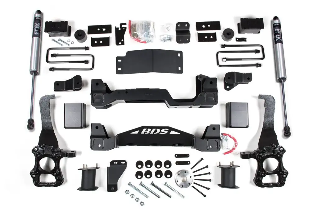 4 Inch Lift Kit | Ford F150 (2015-2020) 4WD | 3 Inch Block Kit w/ FOX 2.0 Performance Series Shocks | BDS Suspension image 2