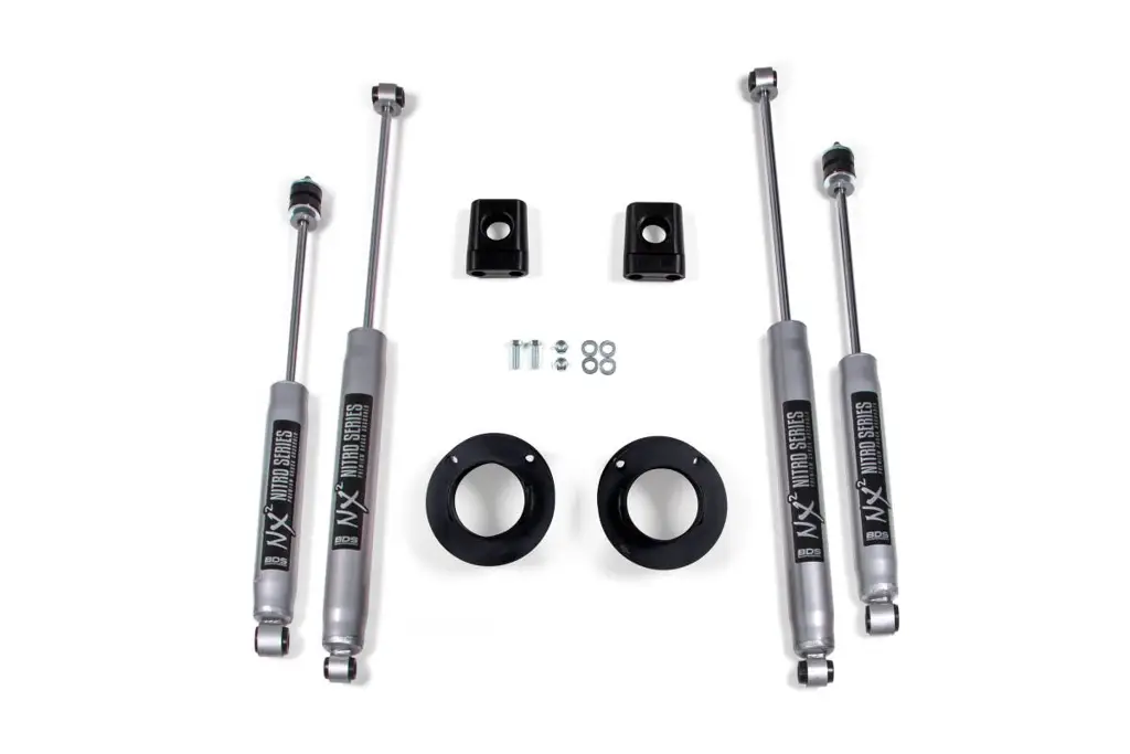 2 Inch Leveling Kit | Ram 3500 2013-2026 4WD | w/ FOX 2.0 Performance Series Shocks | BDS Suspension