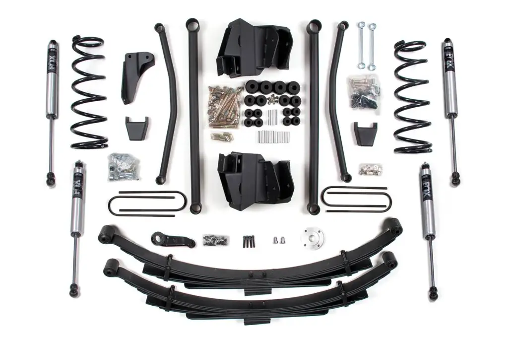 6 Inch Long Arm Lift Kit | Dodge Ram 2500 (2009-2013) / Ram 3500 (2009-2012) 4WD Diesel | Block Kit | 3-1/2 Inch Axle | FOX 2.0 Performance Series | BDS Suspension image 2