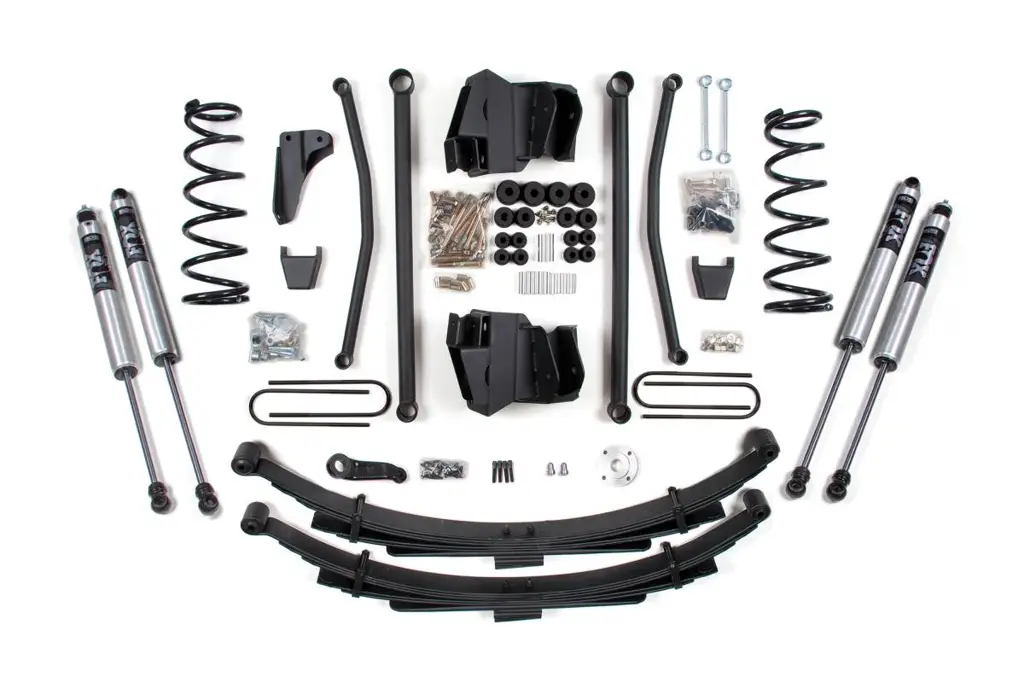 6 Inch Long Arm Lift Kit | Dodge Ram 2500 (2009-2013) / Ram 3500 (2009-2012) 4WD Diesel | Leaf Springs | 4 Inch Axle | FOX 2.0 Performance Series | BDS Suspension image 2