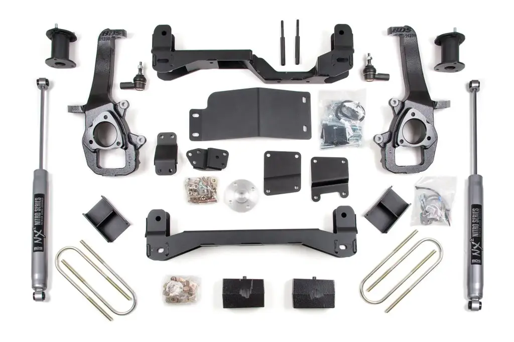 6 Inch Lift Kit | 2006-2008 Dodge Ram 1500 4WD | w/ FOX 2.0 Performance Series Rear Shocks | BDS Suspension
