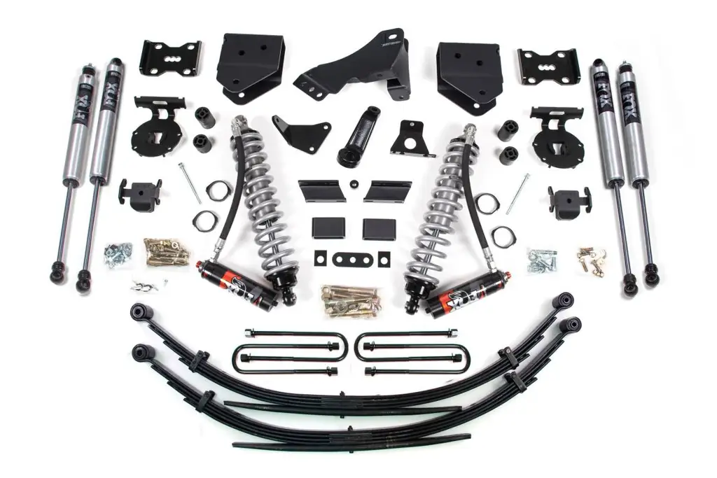 4 Inch Lift Kit | FOX 2.5 Performance Elite Coil-Over Conversion | Ford F250/F350 Super Duty (2011-2016) 4WD Diesel | Leaf Springs Rear | BDS Suspension image 2