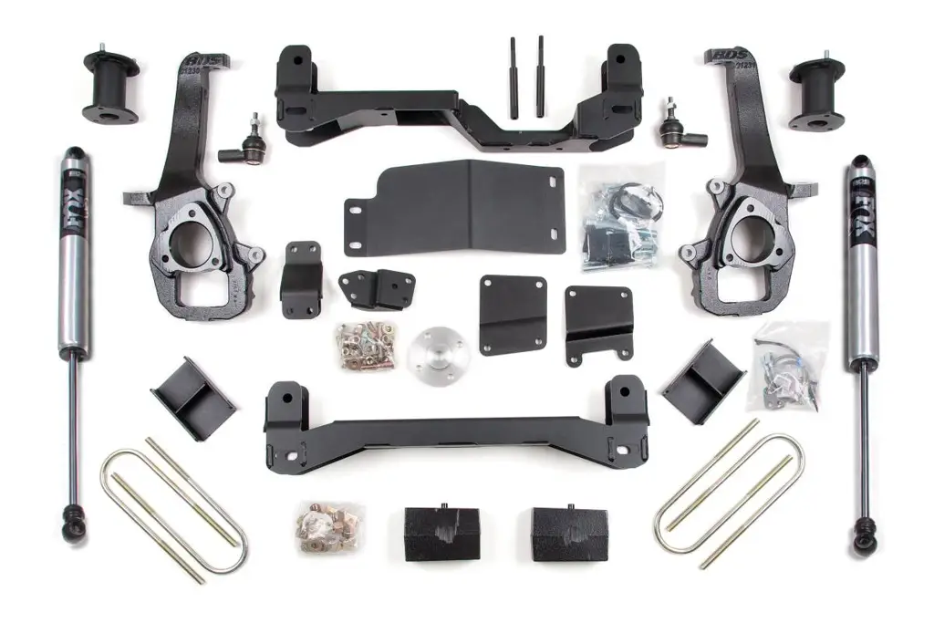 4 Inch Lift Kit | 2006-2008 Dodge Ram 1500 4WD | w/ FOX 2.0 Performance Series Rear Shocks | BDS Suspension image 2