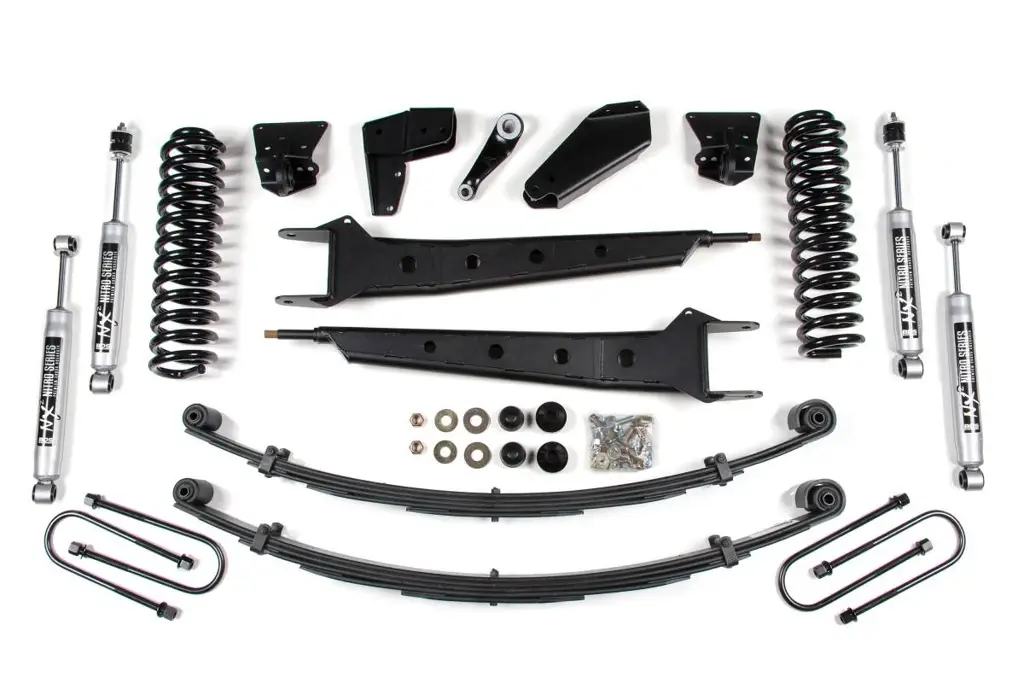 4 Inch Lift Kit w/ Radius Arms | Ford F100/F150 (1980-1996) 4WD | 4 Inch Leaf Springs Rear | BDS Suspension image 2