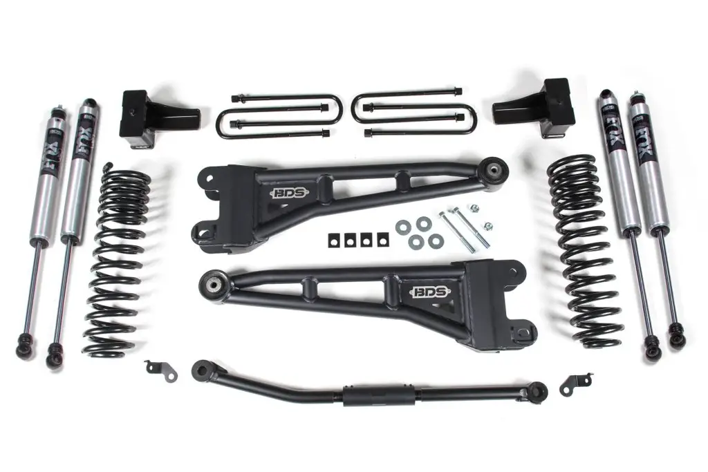 2.5 Inch Lift Kit w/ Radius Arm | Ford F250/F350 Super Duty (2011-2016) 4WD Diesel | 4 Inch Block Kit | FOX 2.0 Performance Series | BDS Suspension image 2