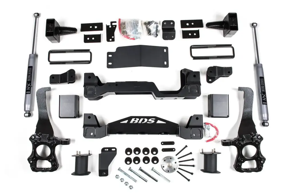 6 Inch Lift Kit | 2014 Ford F150 4WD | 4 Inch Block Kit w/ NX2 Nitro Series Shocks | BDS Suspension