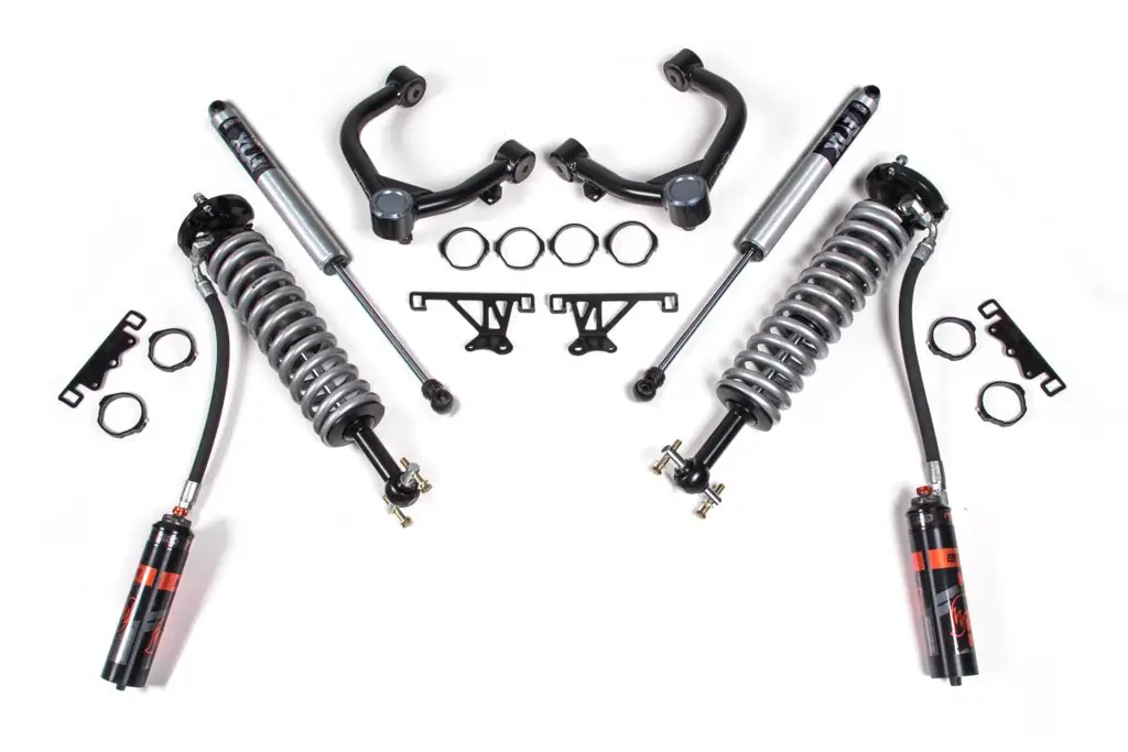 2 Inch Leveling Kit | FOX 2.5 Coilover & FOX 2.0 Performance Series Rear | Chevy Silverado / GMC Sierra 1500 (2019-2026) 4WD | BDS Suspension