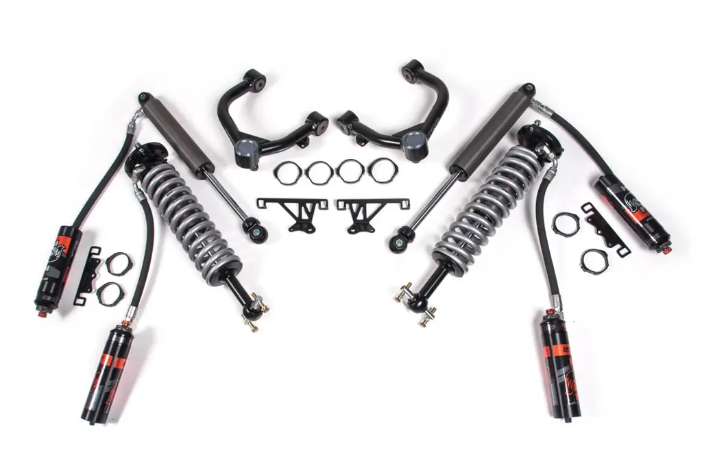 2 Inch Leveling Kit | FOX 2.5 Coilover & FOX 2.5 Performance Elite Rear | Chevy Silverado / GMC Sierra 1500 (2019-2026) 4WD | BDS Suspension image 2