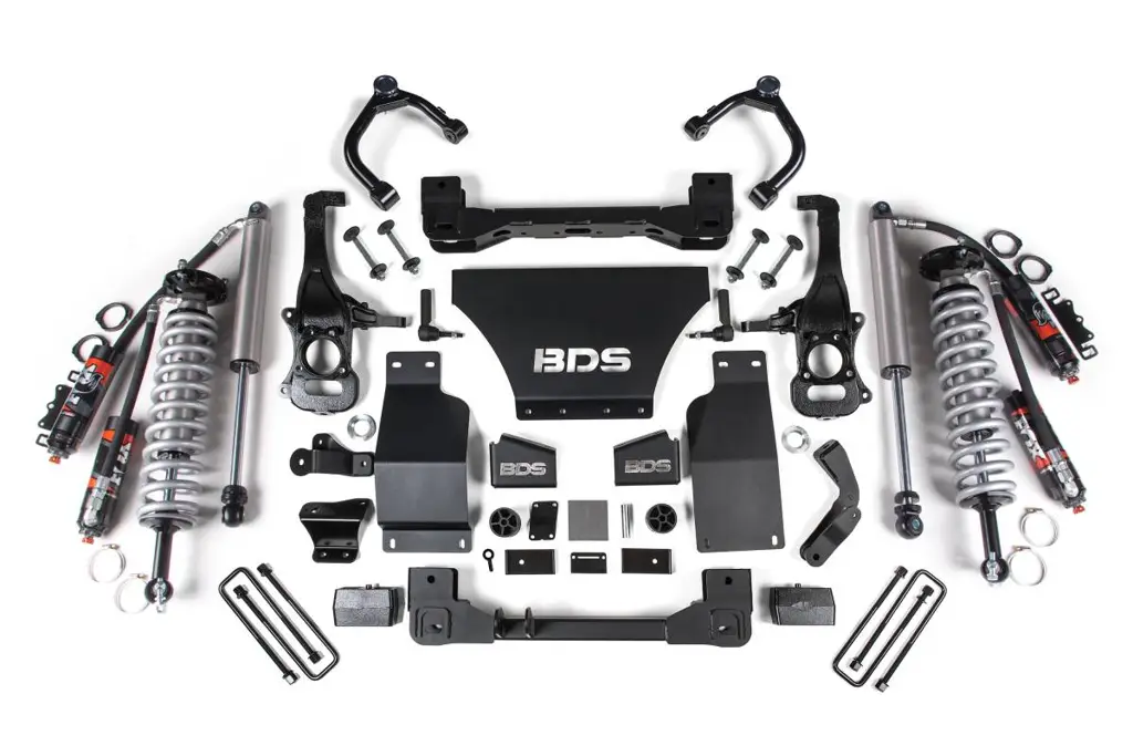 4 Inch Lift Kit | FOX 2.5 Performance Elite Coil-Over | Chevy Trail Boss / GMC AT4 1500 (2019-2026) 4WD | w/ FOX 2.5 Performance Elite Rear Shocks | BDS Suspension image 2
